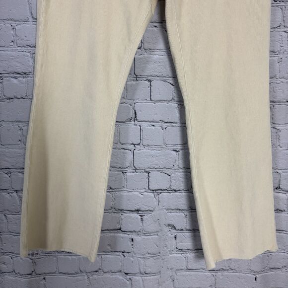 NWT DL1961 Corduroy Bridget Boot Instasculpt High Rise Jeans Ecru Cream Women 31 - Picture 5 of 16